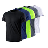 Camiseta Masculina Dry Fit de Secagem Rápida para Academia e Corrida