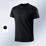 Camiseta Masculina Dry Fit de Secagem Rápida para Academia e Corrida